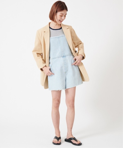 U by SPICK&SPAN(ユーバイスピックアンドスパン)の「【ROLLA’S/ローラス】 MIRAGE SHORT オーバーオール◆(サロペット/オーバーオール・レディース・サックスブルー・FREE)」の15枚目の写真