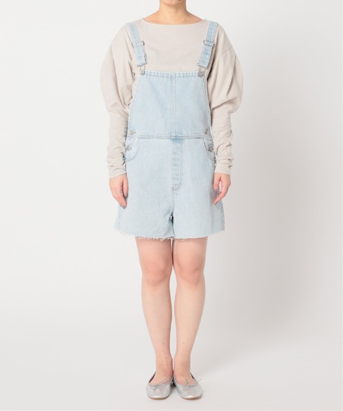 U by SPICK&SPAN(ユーバイスピックアンドスパン)の「【ROLLA’S/ローラス】 MIRAGE SHORT オーバーオール◆(サロペット/オーバーオール・レディース・サックスブルー・FREE)」の20枚目の写真