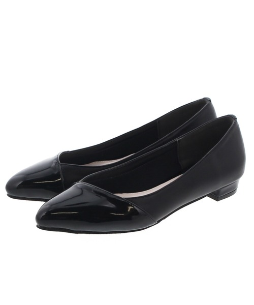 JELLY BEANS(ジェリービーンズ)の「【晴雨兼用】【防水・撥水】【生活防水】【滑りにくい】【雨の日】【通勤靴】【レイン対応】【WEB限定】コンビトゥポインテッドレインパンプス(417-310)JELLY BEANS(ジェリービーンズ)(レインシューズ・レディース・ブラック/ベージュ/マルチ/グリーン・22.5/23.5/24/23/24.5/22/25)」の10枚目の写真