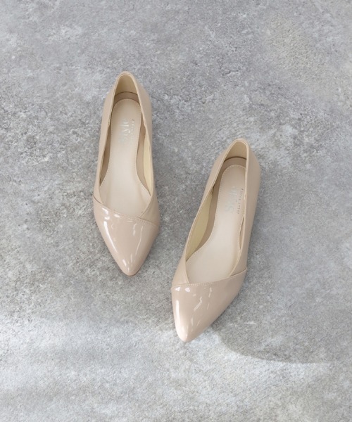 JELLY BEANS(ジェリービーンズ)の「【晴雨兼用】【防水・撥水】【生活防水】【滑りにくい】【雨の日】【通勤靴】【レイン対応】【WEB限定】コンビトゥポインテッドレインパンプス(417-310)JELLY BEANS(ジェリービーンズ)(レインシューズ・レディース・ブラック/ベージュ/マルチ/グリーン・22.5/23.5/24/23/24.5/22/25)」の13枚目の写真