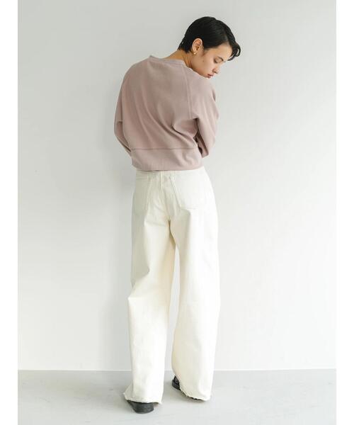 koe（コエ）の「ショート丈リブカーディガン*（カーディガン/ボレロ・レディース・グレー/レッド/グリーン/モカ・M）」の18枚目の写真