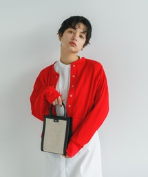 ショート丈リブカーディガン*