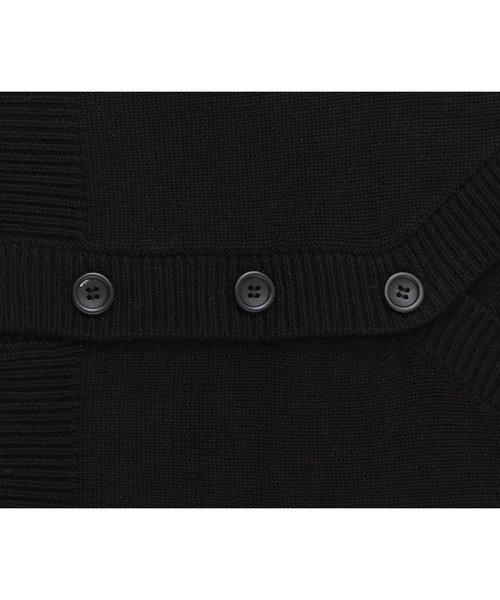 PUNYUS（プニュズ）の「クロップドニットカーディガン（カーディガン/ボレロ・レディース・ブラック/パープル/ピンク/ライム・1/2/4/3）」の5枚目の写真