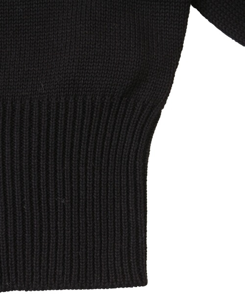 PUNYUS（プニュズ）の「クロップドニットカーディガン（カーディガン/ボレロ・レディース・ブラック/パープル/ピンク/ライム・1/2/4/3）」の6枚目の写真