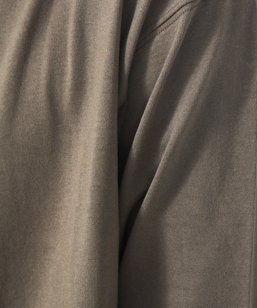 ABAHOUSE GRAY（アバハウスグレイ）の「【8.0oz】リラックス 長袖 Tシャツ（Tシャツ/カットソー・メンズ・ブラック/グレイッシュベージュ/モカ/ホワイト・46/48）」の13枚目の写真