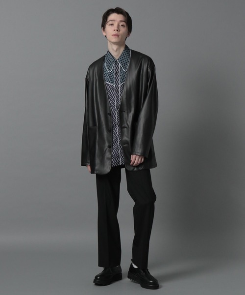 HARE(ハレ)の「ジオメトリックウエスタンシャツ(HARE)(シャツ/ブラウス・メンズ・ブルー/グリーン・SMALL/MEDIUM)」の6枚目の写真