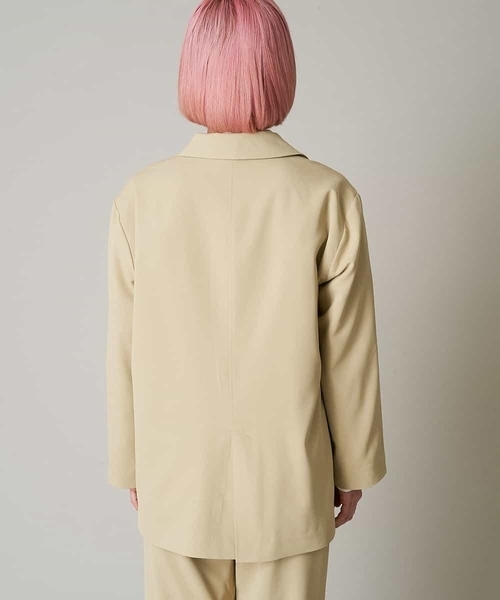 A de a.v.v(アードアー・ヴェ・ヴェ)の「(SET UP対応)レイヤード風テーラードジャケット(テーラードジャケット・レディース・アイボリー/ライトピンク/カーキ・38/36)」の18枚目の写真