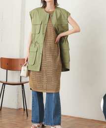 SENSE OF PLACE by URBAN RESEARCH | ブロックニットロングベスト(ベスト)