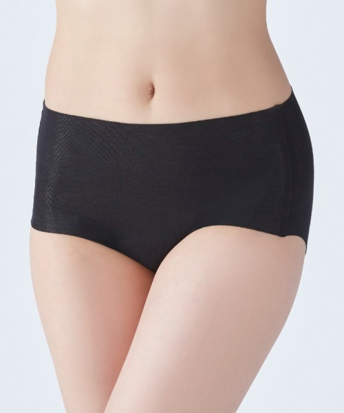 GUNZE（グンゼ）の「SELFEAR/セルフェア 吸水パッド対応 レギュラーショーツ（ショーツ・レディース・ブラック/杢グレー/ベージュ系その他/ローズ・MEDIUM/LARGE/X-LARGE）」の2枚目の写真