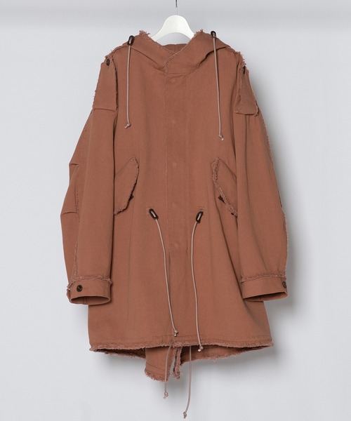 Wizzard（ウィザード）の「Wizzard ウィザード / DYED FISHTAIL PARKA ビッグシルエットフィッシュテールパーカー モッズコート / WCA22-002（モッズコート・メンズ・ホワイト/スモークピンク/ブラック/カーキ・2/1/3）」の13枚目の写真