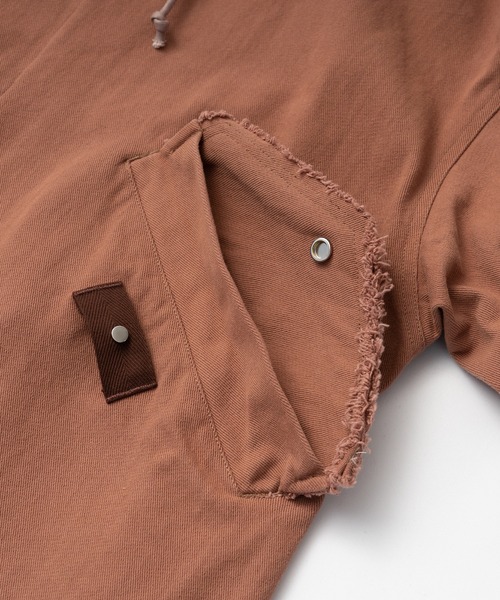 Wizzard（ウィザード）の「Wizzard ウィザード / DYED FISHTAIL PARKA ビッグシルエットフィッシュテールパーカー モッズコート / WCA22-002（モッズコート・メンズ・ホワイト/スモークピンク/ブラック/カーキ・2/1/3）」の15枚目の写真