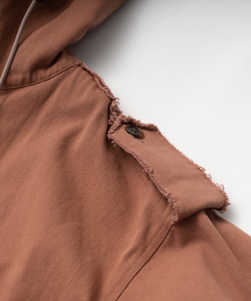 Wizzard（ウィザード）の「Wizzard ウィザード / DYED FISHTAIL PARKA ビッグシルエットフィッシュテールパーカー モッズコート / WCA22-002（モッズコート・メンズ・ホワイト/スモークピンク/ブラック/カーキ・2/1/3）」の16枚目の写真