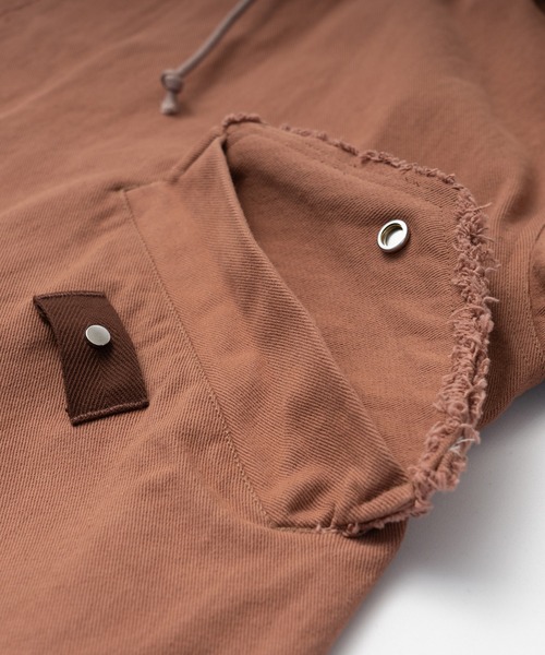 Wizzard（ウィザード）の「Wizzard ウィザード / DYED FISHTAIL PARKA ビッグシルエットフィッシュテールパーカー モッズコート / WCA22-002（モッズコート・メンズ・ホワイト/スモークピンク/ブラック/カーキ・2/1/3）」の18枚目の写真