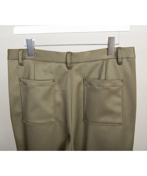 DISCOVERED(ディスカバード)の「DISCOVERED ディスカバード / FLOWER STITCH BOOTSCUT PANTS フラワーステッチブーツカットパンツ / DC-AW22-PT-02(チノパンツ・メンズ・ブラック/カーキ・3/1/2)」の11枚目の写真