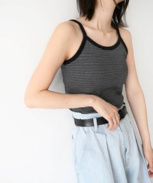 CANAL JEAN | El mar(エルマール) 細ボーダーキャミソール(キャミソール)