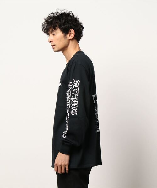 NO WAY（ノーウェイ）の「/青空カンパニー/PRINT LONG SLEEVE TEE（Tシャツ/カットソー・メンズ・ブラック・LARGE）」の7枚目の写真