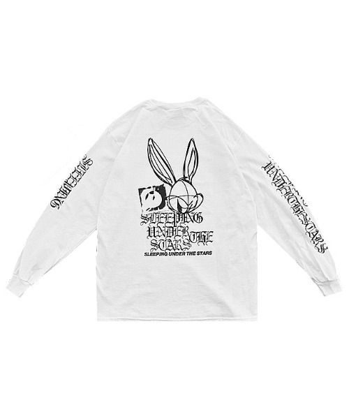 NO WAY（ノーウェイ）の「/青空カンパニー/PRINT LONG SLEEVE TEE（Tシャツ/カットソー・メンズ・ブラック・LARGE）」の9枚目の写真