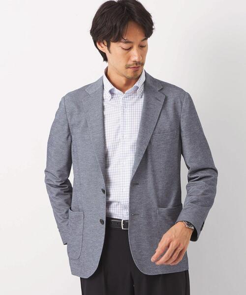 【新品】ユナイテッドアローズ/ジャージー カノコ 2ボタンジャケット 吸水速乾 ジャージ カノコ 2B ジャケット―ウォッシャブル・ストレッチ・防シワ