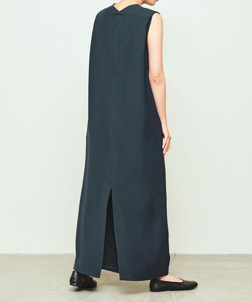 UNITED ARROWS & SONS(ユナイテッドアローズアンドサンズ)の「<UNITED ARROWS & SONS by DAISUKE OBANA WOMEN> Ⅱ+ DRESS/ドレス(ワンピース・レディース・ブラック/ダークグレー/ダークグリーン・S/M)」の8枚目の写真