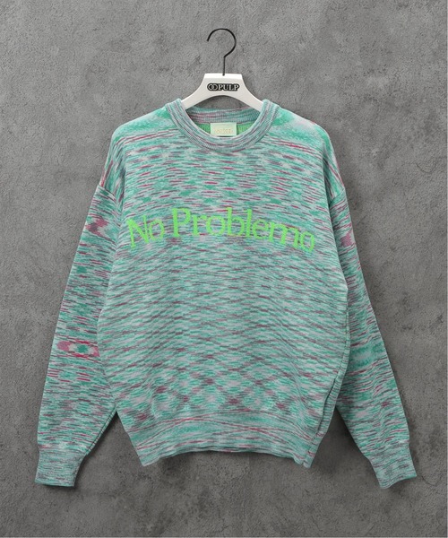 ARIES(アリーズ)の「【ARIES / アリーズ】SPACE DYE NO PROBLEMO KNIT(ニット/セーター・メンズ・グリーン系その他・MEDIUM)」の5枚目の写真