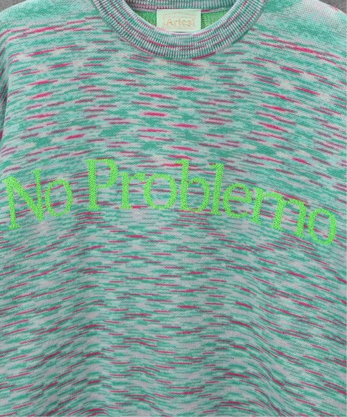 ARIES(アリーズ)の「【ARIES / アリーズ】SPACE DYE NO PROBLEMO KNIT(ニット/セーター・メンズ・グリーン系その他・MEDIUM)」の12枚目の写真