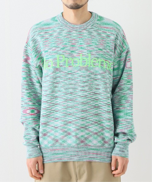 ARIES(アリーズ)の「【ARIES / アリーズ】SPACE DYE NO PROBLEMO KNIT(ニット/セーター・メンズ・グリーン系その他・MEDIUM)」の3枚目の写真