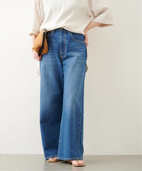 JOURNAL STANDARD(ジャーナルスタンダード)の「ライトオンスルーズデニムパンツ(デニムパンツ・レディース・ネイビー/ブルー・38/36)」の10枚目の写真