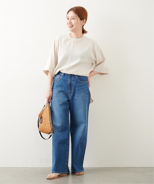 JOURNAL STANDARD(ジャーナルスタンダード)の「ライトオンスルーズデニムパンツ(デニムパンツ・レディース・ネイビー/ブルー・38/36)」の8枚目の写真