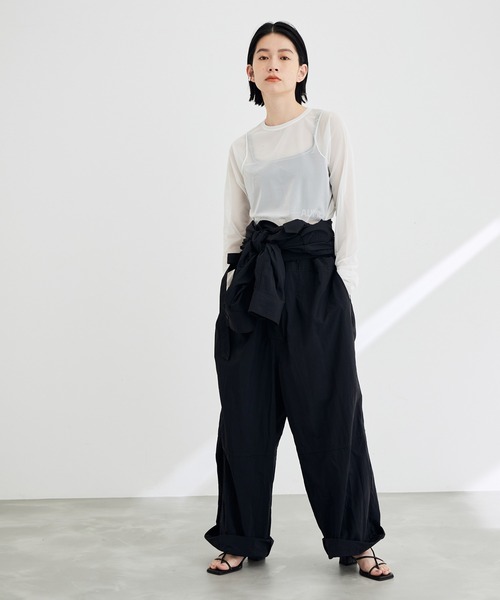 ADAM ET ROPE' リサイクルナイロンジャンプスーツ ADAM ET ROPE'（アダムエロペ）の「〈SHARE CLOSETシリーズ