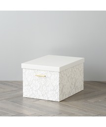 専用！希少！大きい収納ボックス⭐︎ヒスクローネ⭐︎さえら　アイボリー リネン フリル 65713422b_38_d_215.jpg