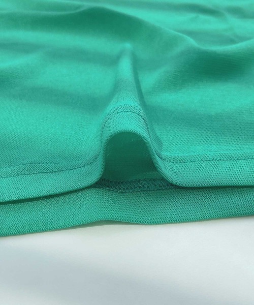 AS KNOW AS plus（アズノゥアズプラス）の「●パワーメッシュカラーTシャツ（Tシャツ/カットソー・レディース・キナリ/ブラック/グリーン/レモンイエロー/ライトピンク・FREE）」の10枚目の写真