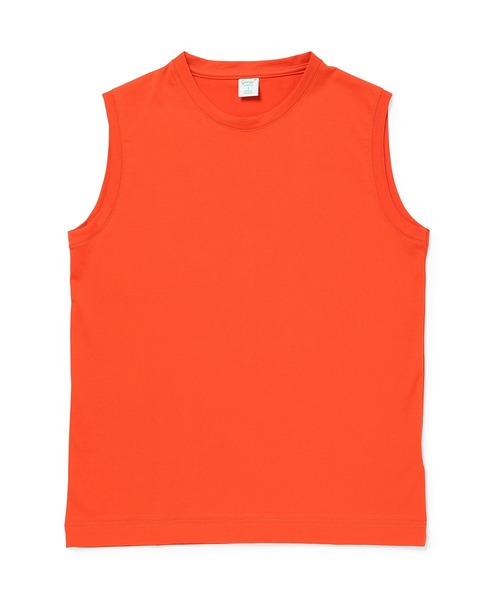 gicipi（ジチピ）の「【gicipi（ジチピ）】SMERALDO（ズメラールド）クルーネックノースリーブTシャツ（Tシャツ/カットソー・レディース・ベージュ/オレンジ/ホワイト・1）」の19枚目の写真