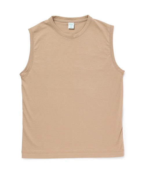 gicipi（ジチピ）の「【gicipi（ジチピ）】SMERALDO（ズメラールド）クルーネックノースリーブTシャツ（Tシャツ/カットソー・レディース・ベージュ/オレンジ/ホワイト・1）」の20枚目の写真