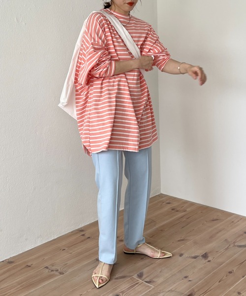 wee9s（ウィークス）の「2way wide shoulder tote bag / ツーウェイワイドショルダートートバッグ（トートバッグ・レディース・ブラック/パープル/グリーン/アイボリー・FREE）」の17枚目の写真