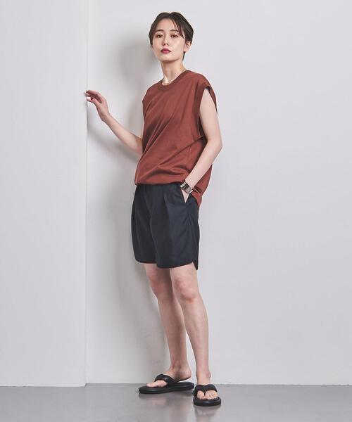 UNITED ARROWS(ユナイテッドアローズ)の「【WEB限定】<UNITED ARROWS>C ノースリーブ カットソー(Tシャツ/カットソー・レディース・ダークグレー/ブラウン/ピンク/ホワイト・FREE)」の9枚目の写真