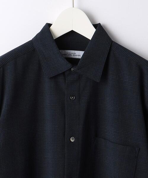 green label relaxing（グリーンレーベルリラクシング）の「A+ TW/PU サッカー リラックス シャツ -ウォッシャブル・ストレッチ・防シワ-（シャツ/ブラウス・メンズ・モカ/ネイビー/ダークグレー・L/M/S/XL）」の10枚目の写真