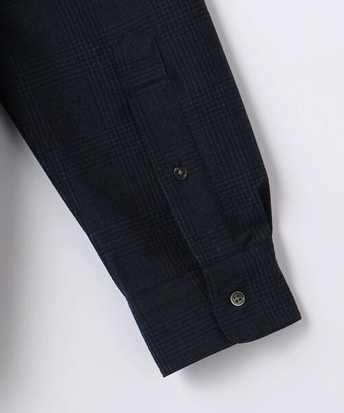 green label relaxing（グリーンレーベルリラクシング）の「A+ TW/PU サッカー リラックス シャツ -ウォッシャブル・ストレッチ・防シワ-（シャツ/ブラウス・メンズ・モカ/ネイビー/ダークグレー・L/M/S/XL）」の11枚目の写真