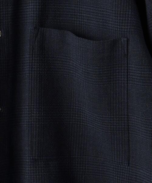 green label relaxing（グリーンレーベルリラクシング）の「A+ TW/PU サッカー リラックス シャツ -ウォッシャブル・ストレッチ・防シワ-（シャツ/ブラウス・メンズ・モカ/ネイビー/ダークグレー・L/M/S/XL）」の13枚目の写真