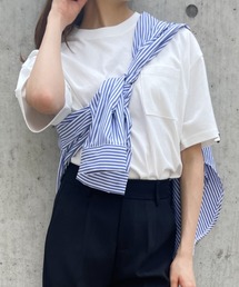 【stonedoorコラボ】ポケット付きオーバーサイズコットンTシャツ