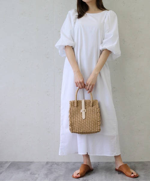 Per sist ence(パーシエンス)の「Per sist ence/パーシエンス ローンバルーン袖ワンピース(ワンピース・レディース・ブラック/ブラウン/オフホワイト・FREE)」の12枚目の写真