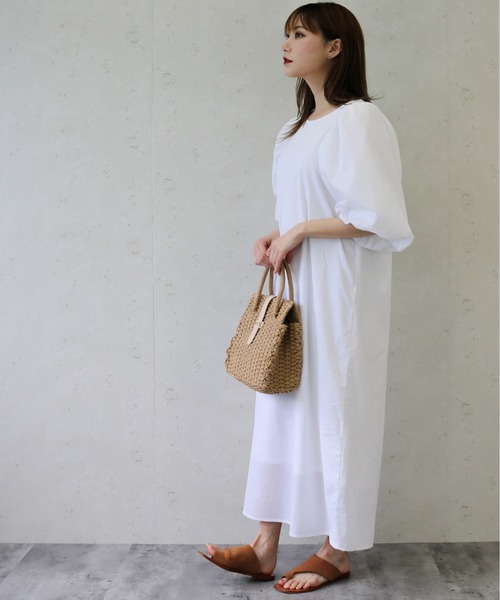 Per sist ence(パーシエンス)の「Per sist ence/パーシエンス ローンバルーン袖ワンピース(ワンピース・レディース・ブラック/ブラウン/オフホワイト・FREE)」の11枚目の写真