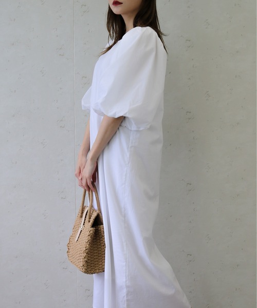 Per sist ence(パーシエンス)の「Per sist ence/パーシエンス ローンバルーン袖ワンピース(ワンピース・レディース・ブラック/ブラウン/オフホワイト・FREE)」の10枚目の写真