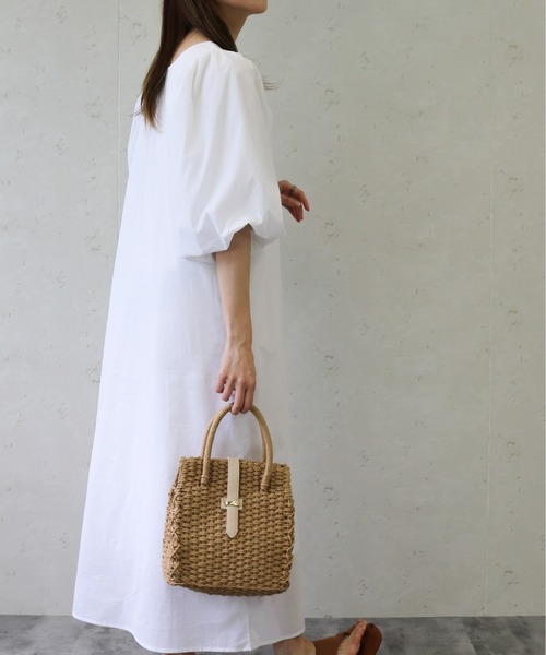 Per sist ence(パーシエンス)の「Per sist ence/パーシエンス ローンバルーン袖ワンピース(ワンピース・レディース・ブラック/ブラウン/オフホワイト・FREE)」の5枚目の写真