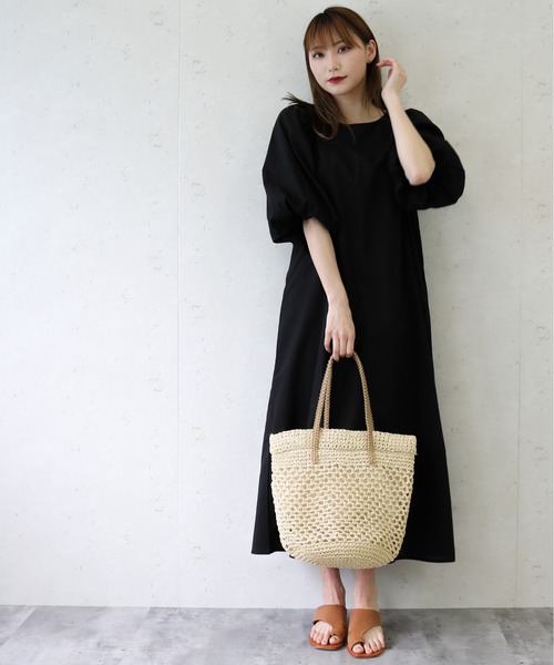 Per sist ence(パーシエンス)の「Per sist ence/パーシエンス ローンバルーン袖ワンピース(ワンピース・レディース・ブラック/ブラウン/オフホワイト・FREE)」の20枚目の写真
