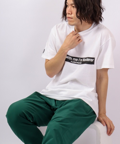 FLASH PACKER(フラッシュパッカー)の「FLASH PACKER 半袖Tシャツ(Tシャツ/カットソー・メンズ・ホワイト/ブラック/ブルー・M/XL/L/S)」の22枚目の写真
