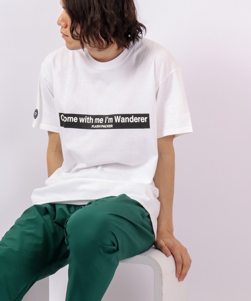 FLASH PACKER(フラッシュパッカー)の「FLASH PACKER 半袖Tシャツ(Tシャツ/カットソー・メンズ・ホワイト/ブラック/ブルー・M/XL/L/S)」の21枚目の写真