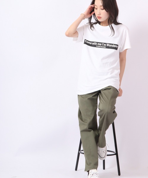 FLASH PACKER(フラッシュパッカー)の「FLASH PACKER 半袖Tシャツ(Tシャツ/カットソー・メンズ・ホワイト/ブラック/ブルー・M/XL/L/S)」の20枚目の写真