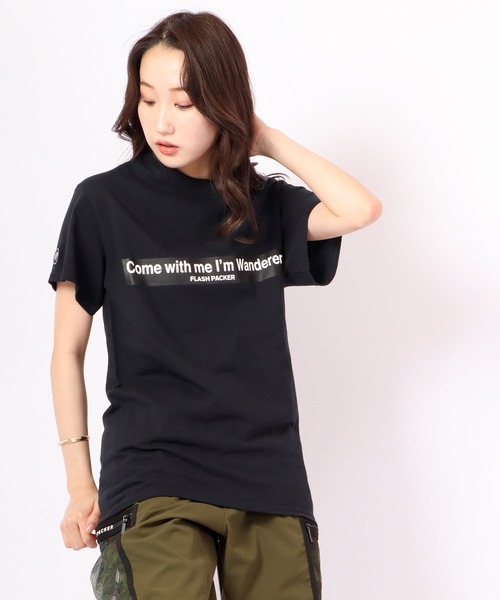 FLASH PACKER(フラッシュパッカー)の「FLASH PACKER 半袖Tシャツ(Tシャツ/カットソー・メンズ・ホワイト/ブラック/ブルー・M/XL/L/S)」の5枚目の写真