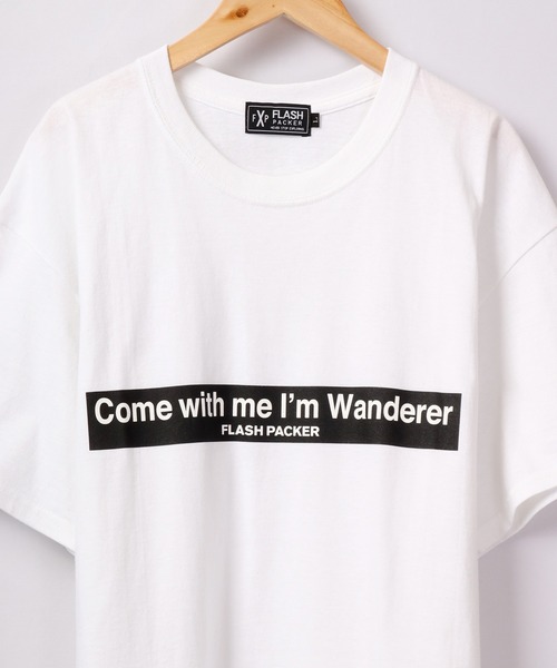 FLASH PACKER(フラッシュパッカー)の「FLASH PACKER 半袖Tシャツ(Tシャツ/カットソー・メンズ・ホワイト/ブラック/ブルー・M/XL/L/S)」の9枚目の写真