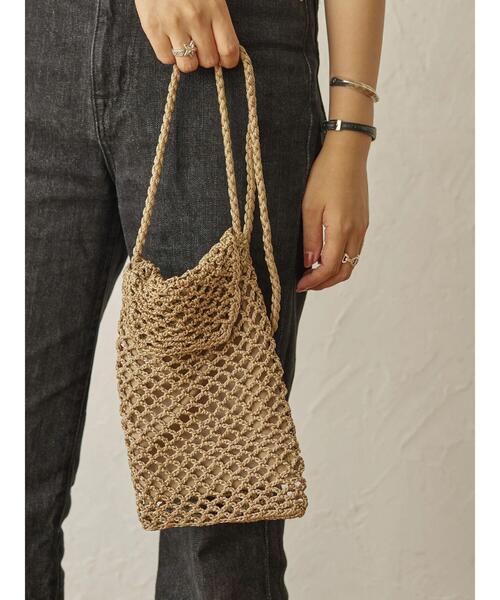 AMERICAN HOLIC（アメリカンホリック）の「テープミニサコッシュ（ショルダーバッグ・レディース・ブラック/ベージュ/カーキ/ブルー・FREE）」の20枚目の写真